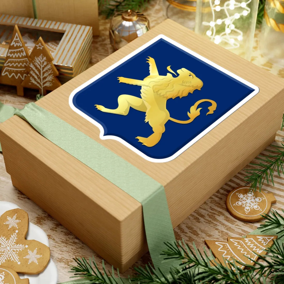 Noordwijkerhout wapen 1817 (Netherlands) (Coat of Arms) STICKER Vinyl Kiss-Cut Decal - The Sticker Space