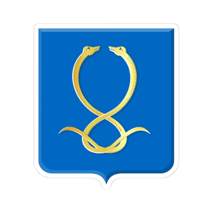 Nootdorp wapen (Netherlands) (Coat of Arms) STICKER Vinyl Kiss-Cut Decal 4 Inch White - The Sticker Space