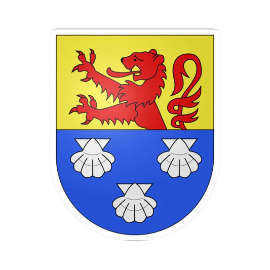 Noréaz-coat of arms (Switzerland) (Coat of Arms) STICKER Vinyl Kiss-Cut Decal 2 Inch White - The Sticker Space