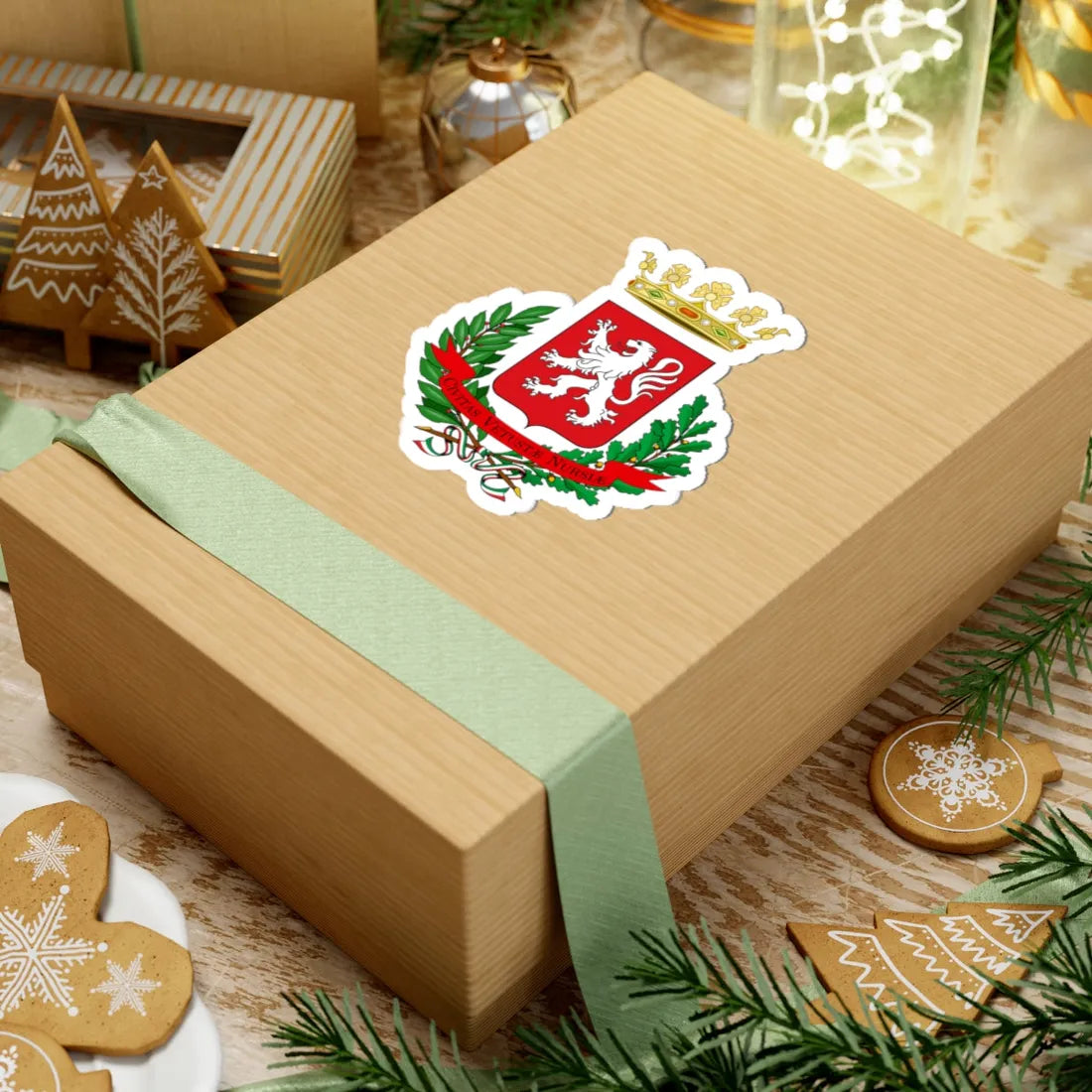 Norcia-Stemma (Italy) (Coat of Arms) STICKER Vinyl Kiss-Cut Decal - The Sticker Space