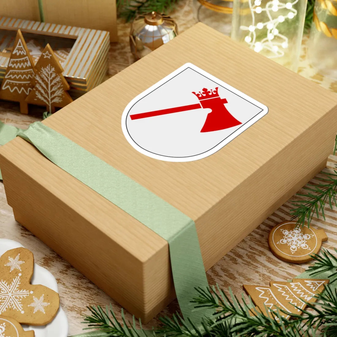 Nordals vapen (Sweden) (Coat of Arms) STICKER Vinyl Kiss-Cut Decal - The Sticker Space