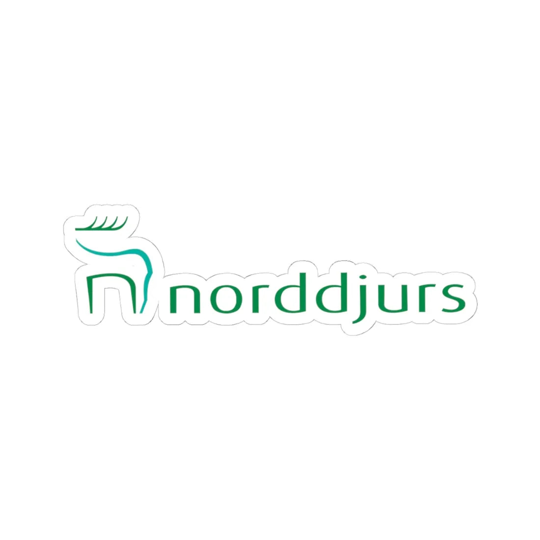Norddjurs Kommune Logo (Denmark) (Coat of Arms) STICKER Vinyl Kiss-Cut Decal 4 Inch White - The Sticker Space