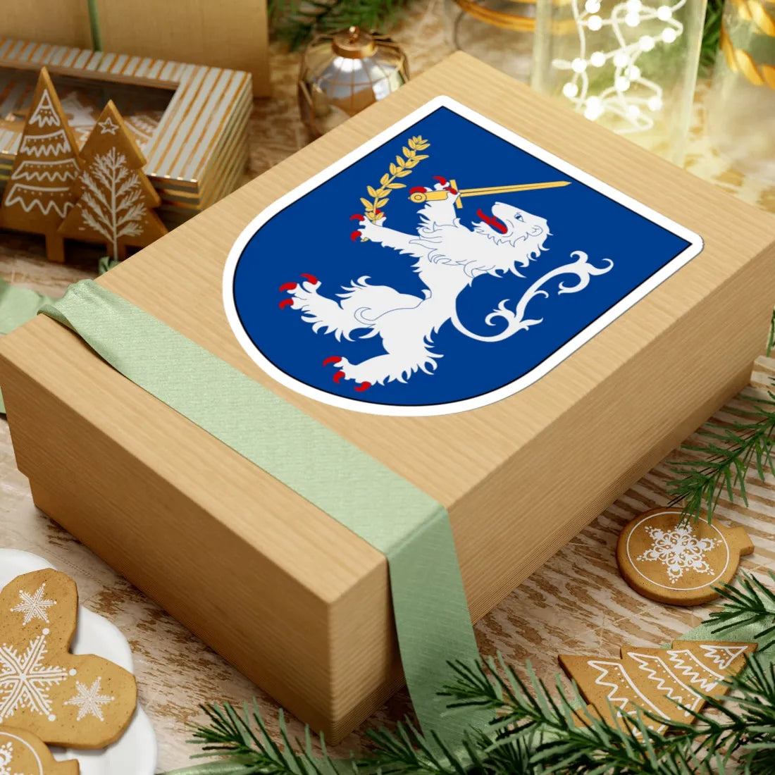 Nordic Battlegroup vapen (Sweden) (Coat of Arms) STICKER Vinyl Kiss-Cut Decal - The Sticker Space