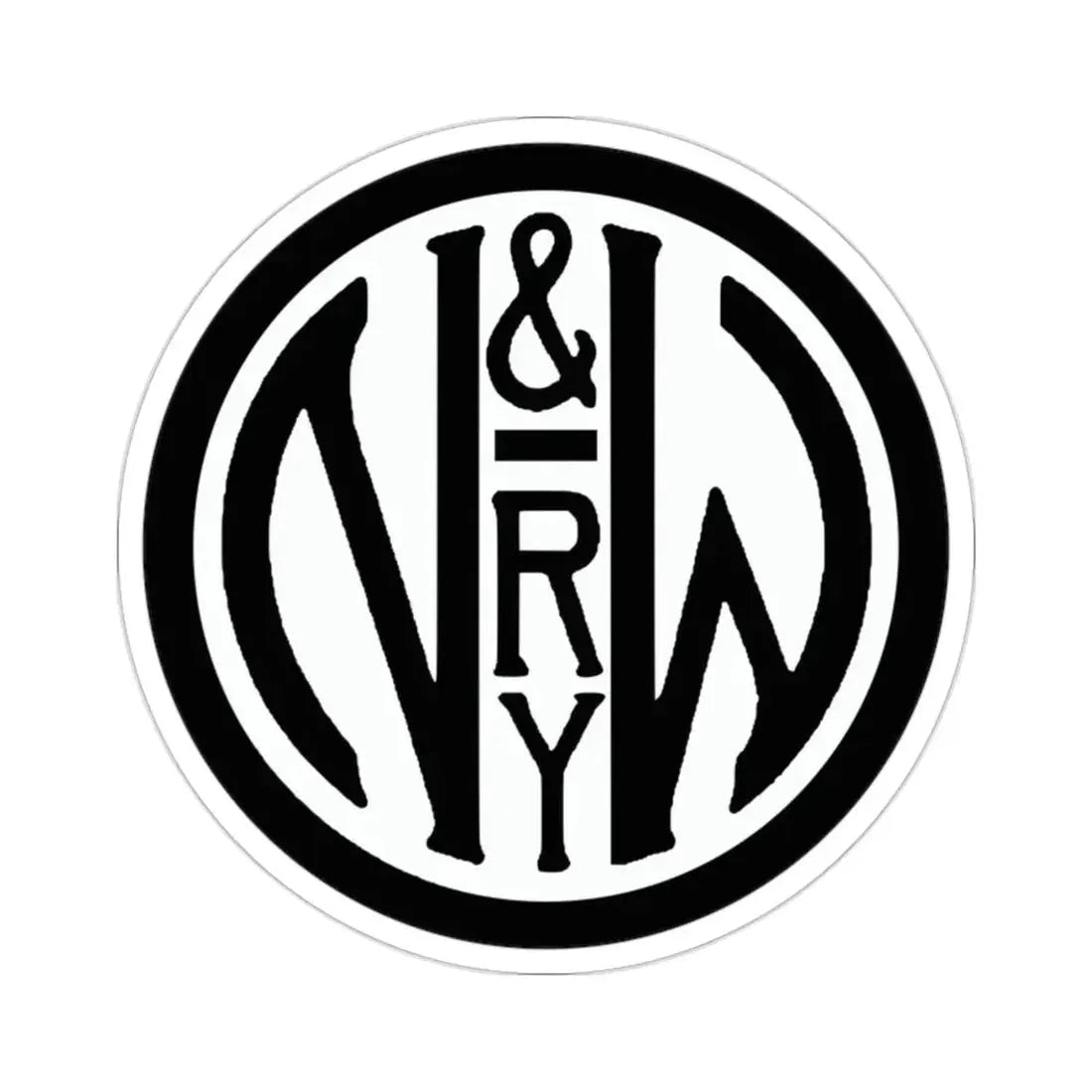 Norfolk and Western Railway STICKER Vinyl Die-Cut Decal 2 Inch - The Sticker Space