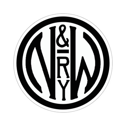 Norfolk and Western Railway STICKER Vinyl Die-Cut Decal 4 Inch - The Sticker Space