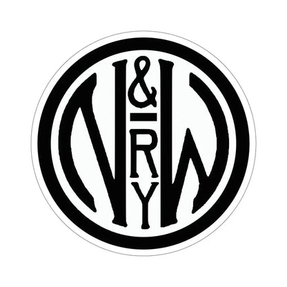 Norfolk and Western Railway STICKER Vinyl Die-Cut Decal 5 Inch - The Sticker Space