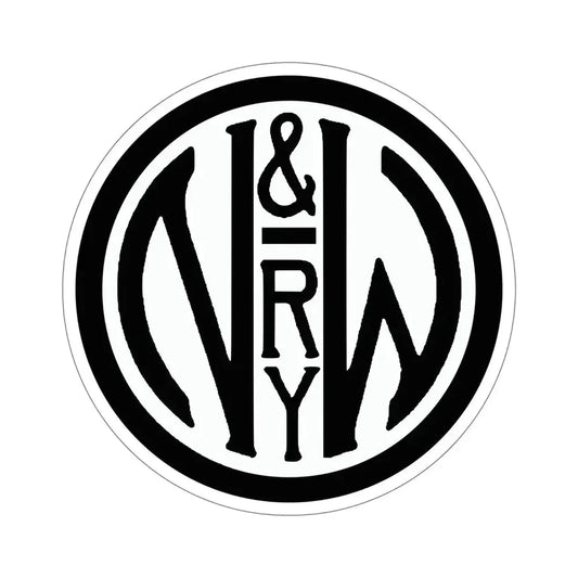 Norfolk and Western Railway STICKER Vinyl Die-Cut Decal 6 Inch - The Sticker Space
