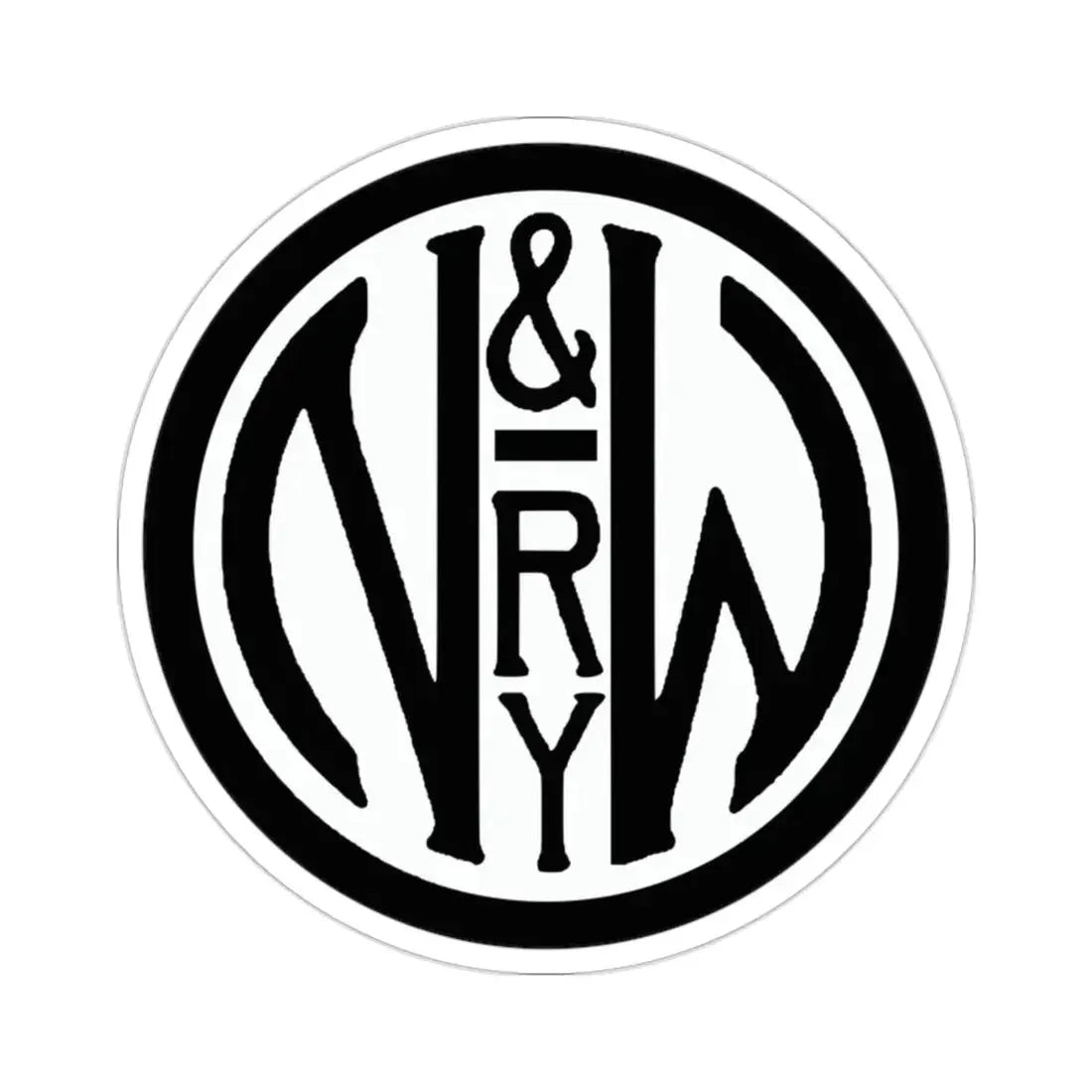 Norfolk and Western Railway STICKER Vinyl Die-Cut Decal - The Sticker Space