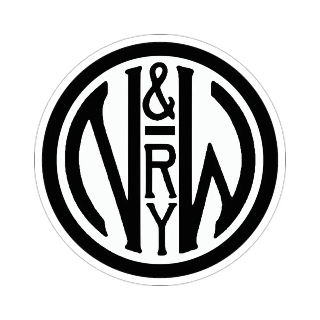 Norfolk and Western Railway STICKER Vinyl Die-Cut Decal - The Sticker Space