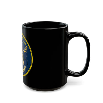 Norfolk Naval Shipyard Kings Bay Georgia Squids (U.S. Navy) Black Coffee Mug-The Sticker Space