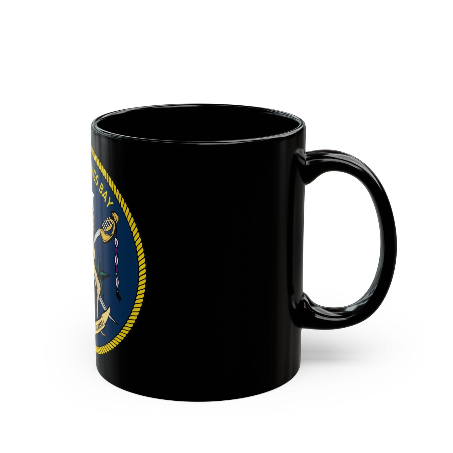 Norfolk Naval Shipyard Kings Bay Georgia Squids (U.S. Navy) Black Coffee Mug-The Sticker Space