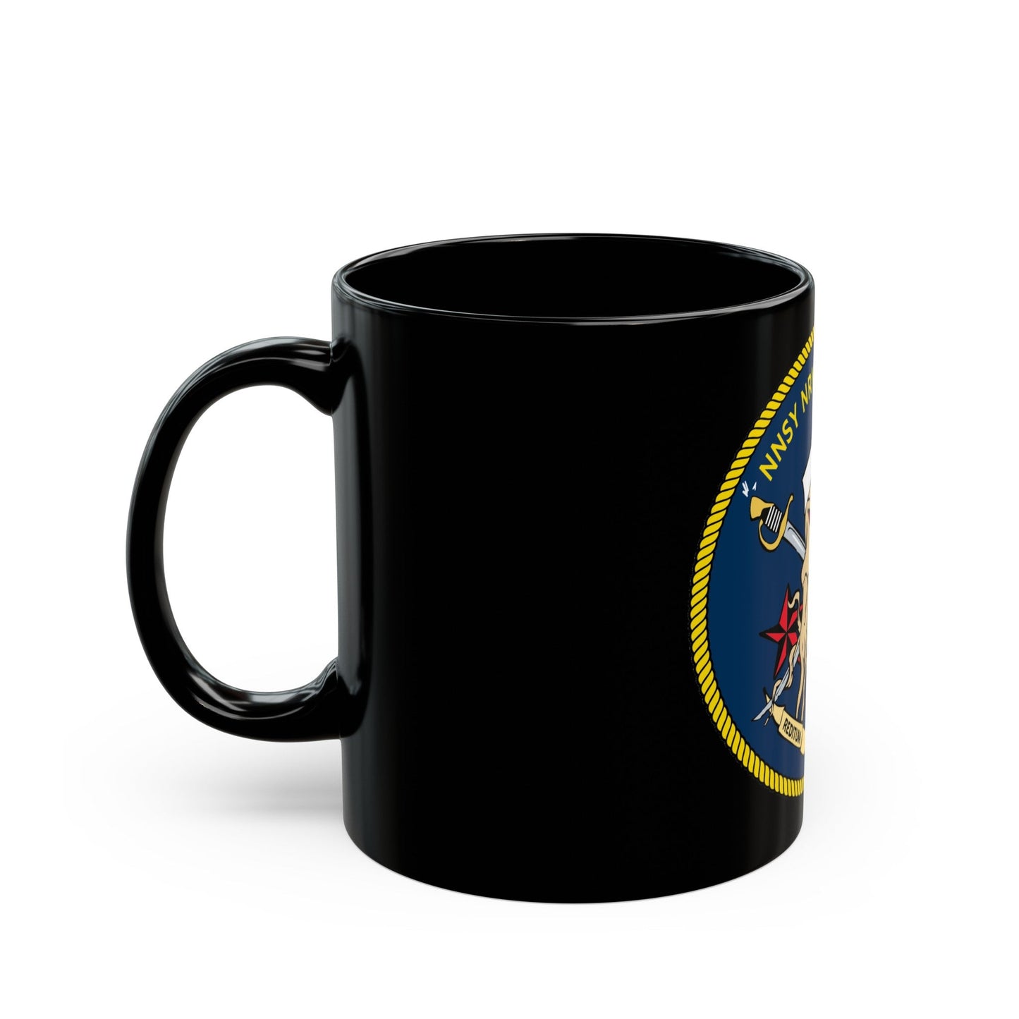 Norfolk Naval Shipyard Kings Bay Georgia Squids (U.S. Navy) Black Coffee Mug-The Sticker Space