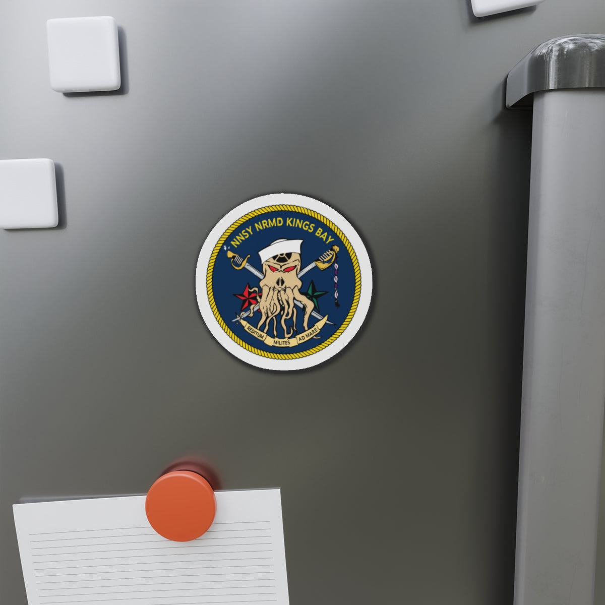 Norfolk Naval Shipyard Kings Bay Georgia Squids (U.S. Navy) Die-Cut Magnet-The Sticker Space