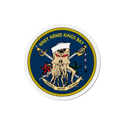 Norfolk Naval Shipyard Kings Bay Georgia Squids (U.S. Navy) Die-Cut Magnet-3" x 3"-The Sticker Space