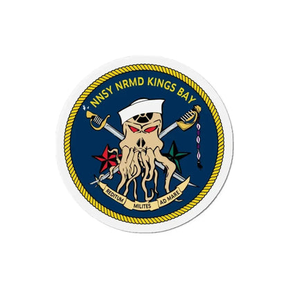 Norfolk Naval Shipyard Kings Bay Georgia Squids (U.S. Navy) Refrigerator Magnet 3 Inch - The Sticker Space