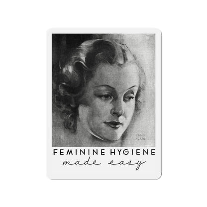 Norforms ad, Cosmopolitan, November 1936 (Magazine Illustration) Refrigerator Magnet-3" x 3"-The Sticker Space