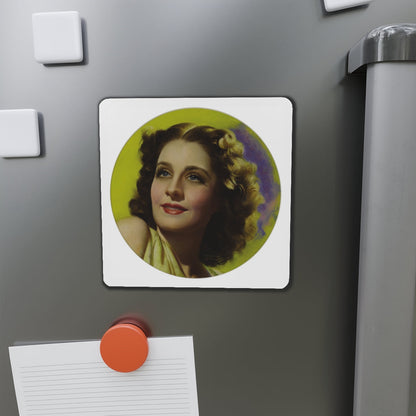 Norma Shearer, Magazine Cover Art, c. 1930 (Magazine Illustration) Refrigerator Magnet-The Sticker Space