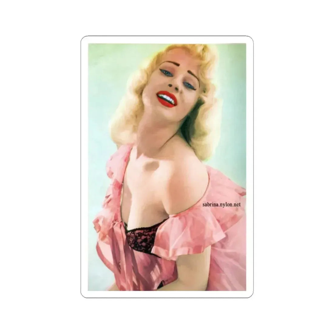 Norma Sykes #173 (Vintage Female Icon) STICKER Vinyl Kiss-Cut Decal 2 Inch White - The Sticker Space