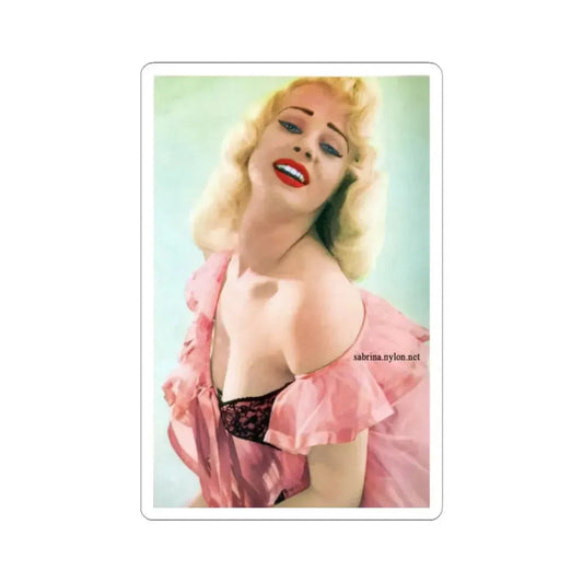 Norma Sykes #173 (Vintage Female Icon) STICKER Vinyl Kiss-Cut Decal 2 Inch White - The Sticker Space