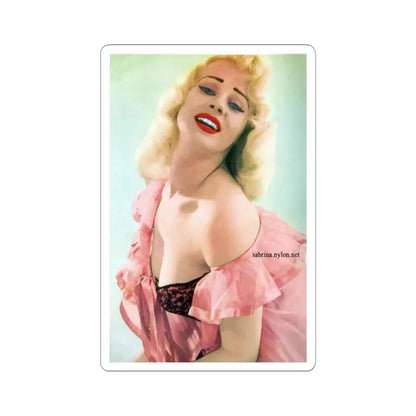 Norma Sykes #173 (Vintage Female Icon) STICKER Vinyl Kiss-Cut Decal 6 Inch White - The Sticker Space