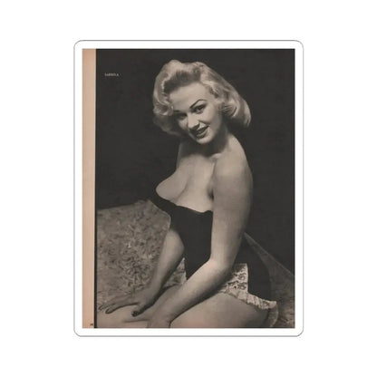 Norma Sykes #183 - (Vintage Female Icon) STICKER Vinyl Kiss-Cut Decal 4 Inch White - The Sticker Space