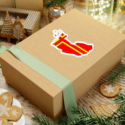 Normandy Flag Map (France) STICKER Vinyl Kiss-Cut Decal - The Sticker Space