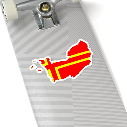 Normandy Flag Map (France) STICKER Vinyl Kiss-Cut Decal - The Sticker Space