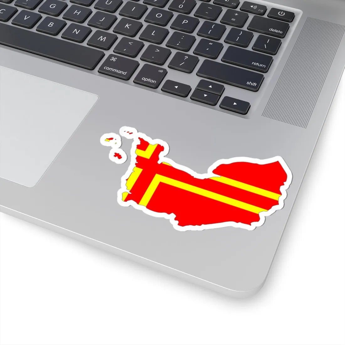 Normandy Flag Map (France) STICKER Vinyl Kiss-Cut Decal - The Sticker Space