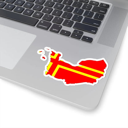 Normandy Flag Map (France) STICKER Vinyl Kiss-Cut Decal - The Sticker Space