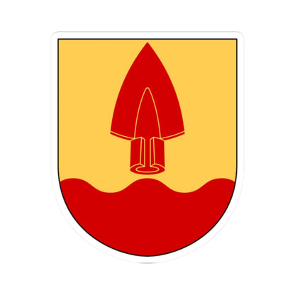 Normlösa församling vapen (Sweden) (Coat of Arms) STICKER Vinyl Kiss-Cut Decal 2 Inch White - The Sticker Space