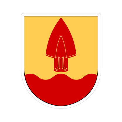 Normlösa församling vapen (Sweden) (Coat of Arms) STICKER Vinyl Kiss-Cut Decal 3 Inch White - The Sticker Space