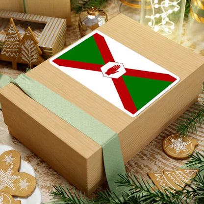 Norn Iron flag hexagon (Ireland) STICKER Vinyl Kiss-Cut Decal - The Sticker Space