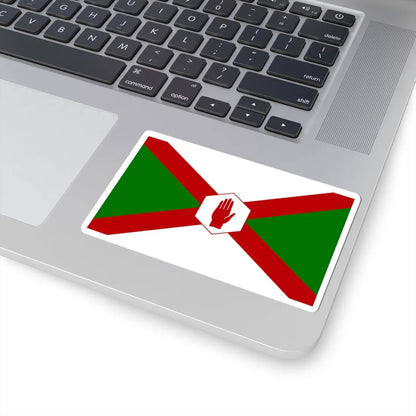 Norn Iron flag hexagon (Ireland) STICKER Vinyl Kiss-Cut Decal - The Sticker Space