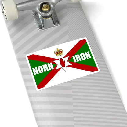 Norn Iron football flag (Ireland) STICKER Vinyl Kiss-Cut Decal - The Sticker Space