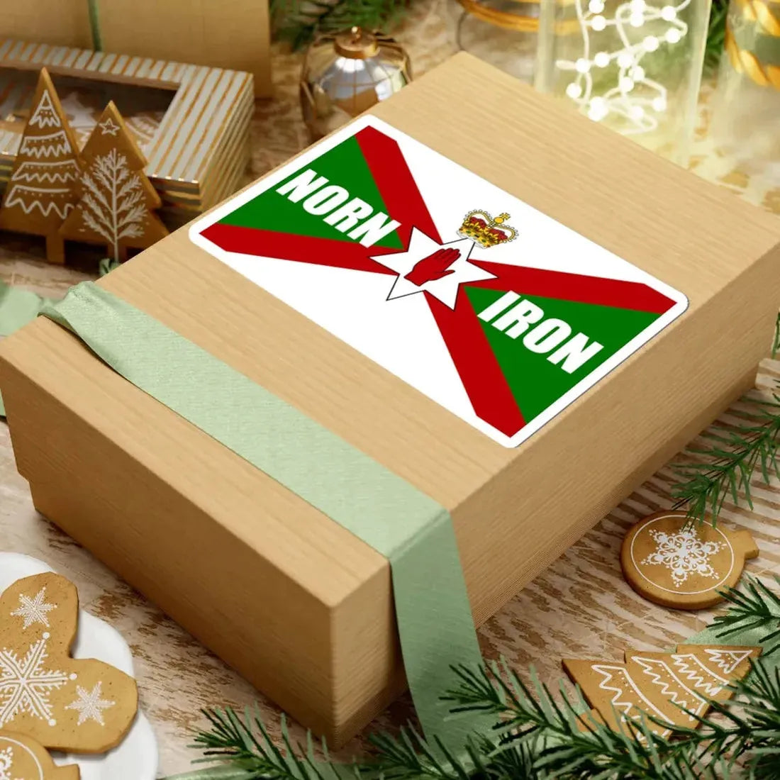 Norn Iron football flag (Ireland) STICKER Vinyl Kiss-Cut Decal - The Sticker Space