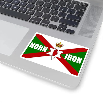 Norn Iron football flag (Ireland) STICKER Vinyl Kiss-Cut Decal - The Sticker Space