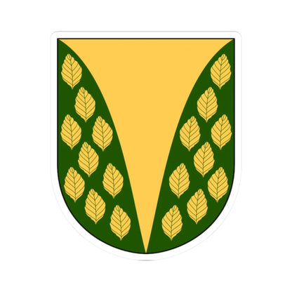 Norra Åsbo vapen (Sweden) (Coat of Arms) STICKER Vinyl Kiss-Cut Decal 2 Inch White - The Sticker Space