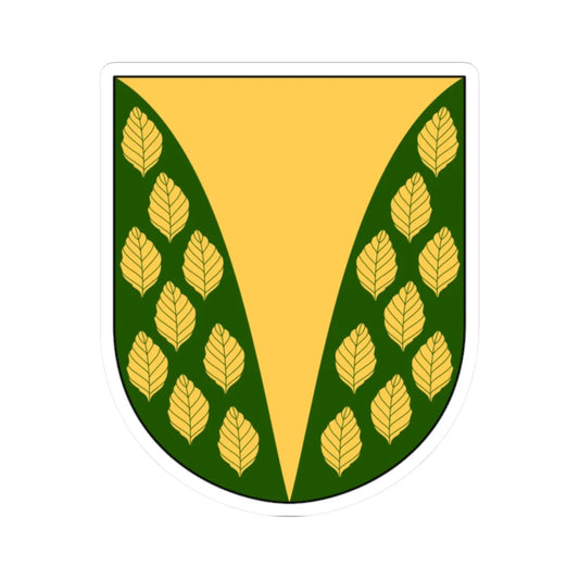 Norra Åsbo vapen (Sweden) (Coat of Arms) STICKER Vinyl Kiss-Cut Decal 2 Inch White - The Sticker Space