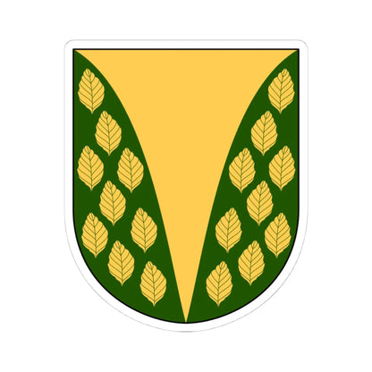 Norra Åsbo vapen (Sweden) (Coat of Arms) STICKER Vinyl Kiss-Cut Decal 4 Inch White - The Sticker Space