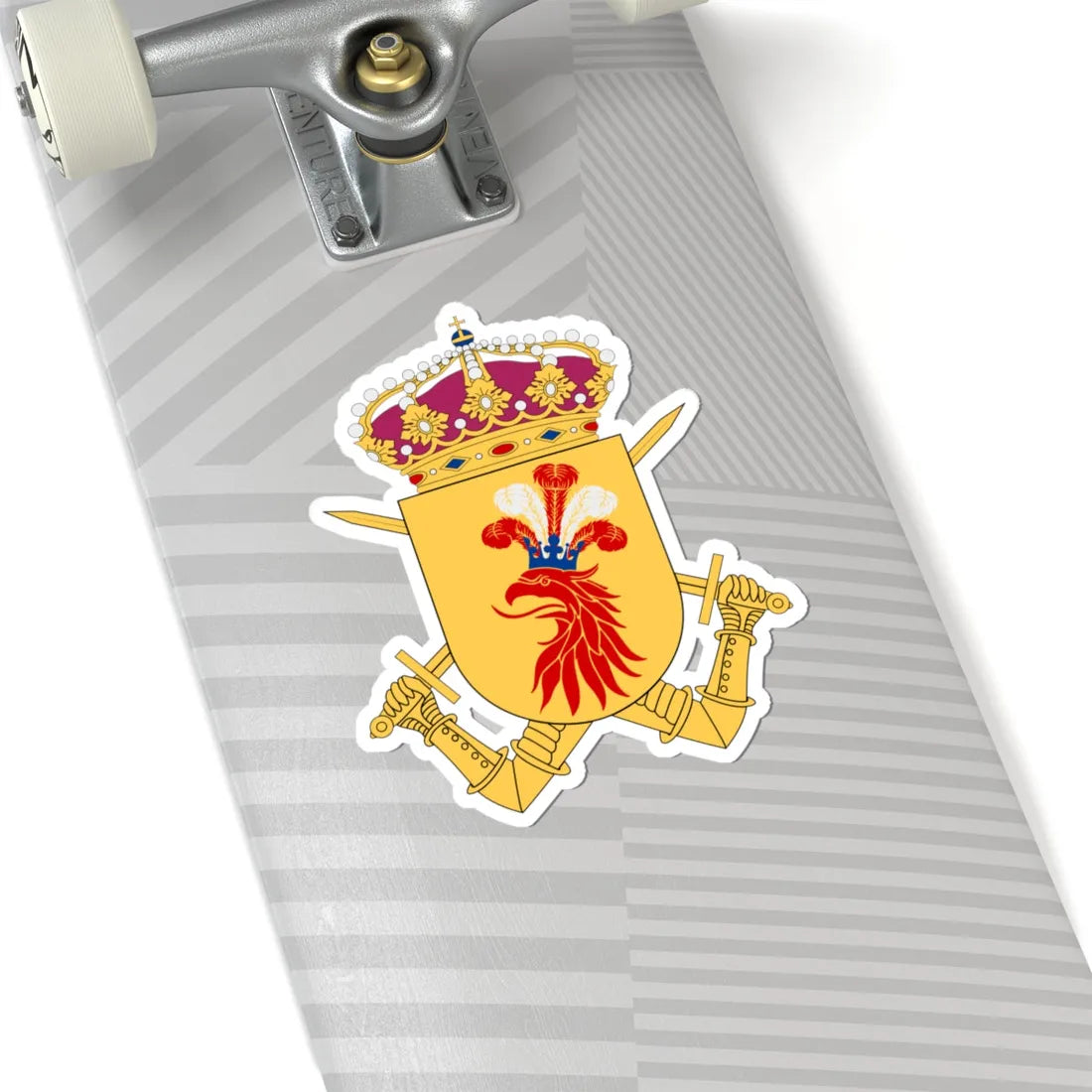 Norra skånska regementet vapen (Sweden) (Coat of Arms) STICKER Vinyl Kiss-Cut Decal - The Sticker Space
