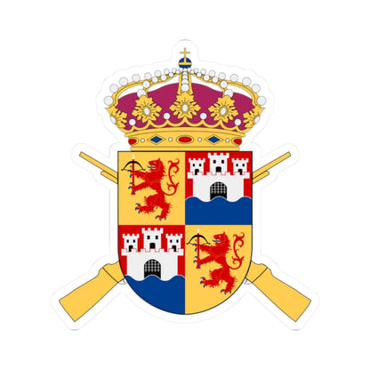 Norra Smålands regemente vapen (Sweden) (Coat of Arms) STICKER Vinyl Kiss-Cut Decal 2 Inch White - The Sticker Space