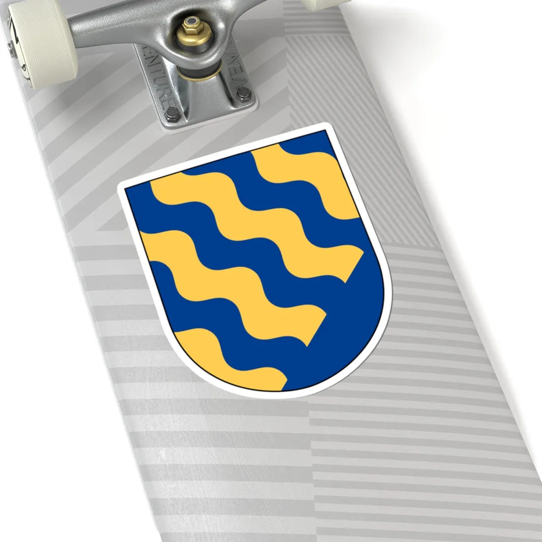 Norrbotten vapen (Sweden) (Coat of Arms) STICKER Vinyl Kiss-Cut Decal - The Sticker Space