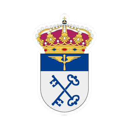 Norrbottens flygflottilj vapen (Sweden) (Coat of Arms) STICKER Vinyl Kiss-Cut Decal 2 Inch White - The Sticker Space