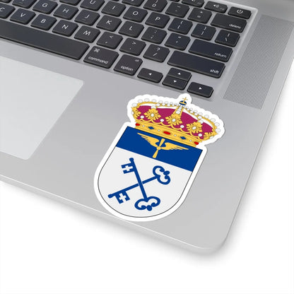 Norrbottens flygflottilj vapen (Sweden) (Coat of Arms) STICKER Vinyl Kiss-Cut Decal - The Sticker Space