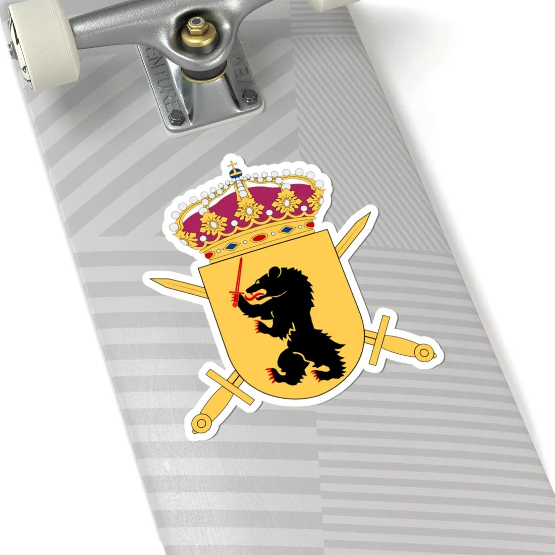 Norrbottens gränsjägargrupp (Sweden) (Coat of Arms) STICKER Vinyl Kiss-Cut Decal - The Sticker Space