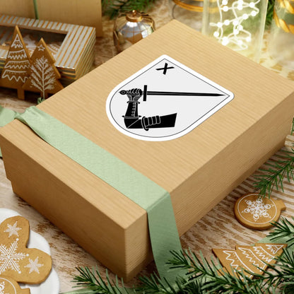 Norrbottens regemente 191. mekaniserade bataljonen 1910. stabs- och understödsskompaniet vapen (Sweden) (Coat of Arms) STICKER Vinyl Kiss-Cut Decal - The Sticker Space