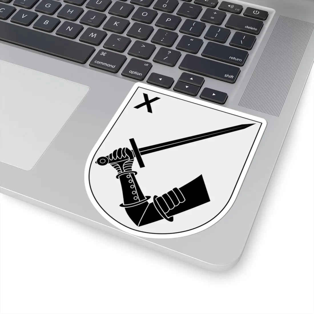 Norrbottens regemente 191. mekaniserade bataljonen 1910. stabs- och understödsskompaniet vapen (Sweden) (Coat of Arms) STICKER Vinyl Kiss-Cut Decal - The Sticker Space