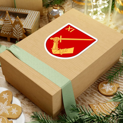 Norrbottens regemente 191. mekaniserade bataljonen 1911. pansarskyttekompaniet vapen (Sweden) (Coat of Arms) STICKER Vinyl Kiss-Cut Decal - The Sticker Space