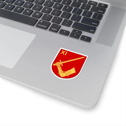 Norrbottens regemente 191. mekaniserade bataljonen 1911. pansarskyttekompaniet vapen (Sweden) (Coat of Arms) STICKER Vinyl Kiss-Cut Decal - The Sticker Space