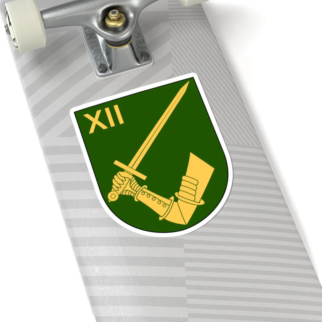 Norrbottens regemente 191. mekaniserade bataljonen 1912. pansarskyttekompaniet vapen (Sweden) (Coat of Arms) STICKER Vinyl Kiss-Cut Decal - The Sticker Space